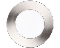 TRIO HIMAL - Inbouwspot - Nikkel mat - incl. 1x SMD 3,5 W - Plafondbevestiging - Helderheid instelbaar - DIP - Schakelaar