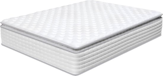 Matras 140 x 200 cm | Matras et Topper 2-EN-1 | 28 cm d'épaisseur | Mousse froide & Hybride | Matelas | 140x200 cm