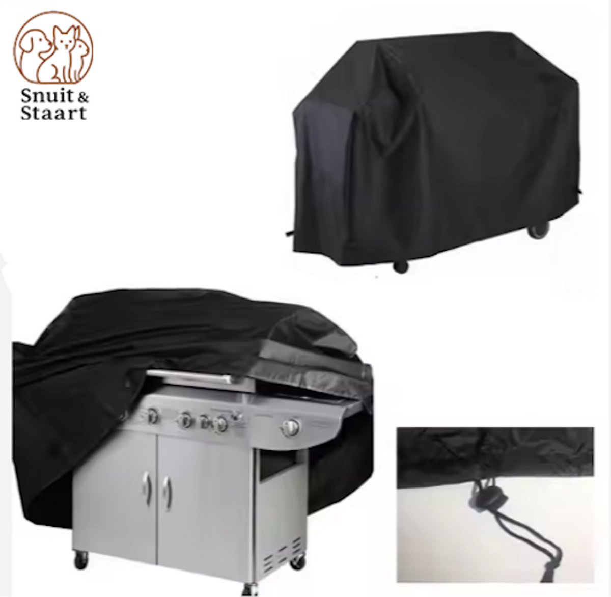 BBQ Accesoires - BBQ Hoes - BBQ Hoes Waterdicht - Hoes - Hoes BBQ - UV- en Waterdicht - 145 x 61 x 117 cm - Sinterklaas - Kerst - Sinterklaas Cadeau - Kerst Cadeau