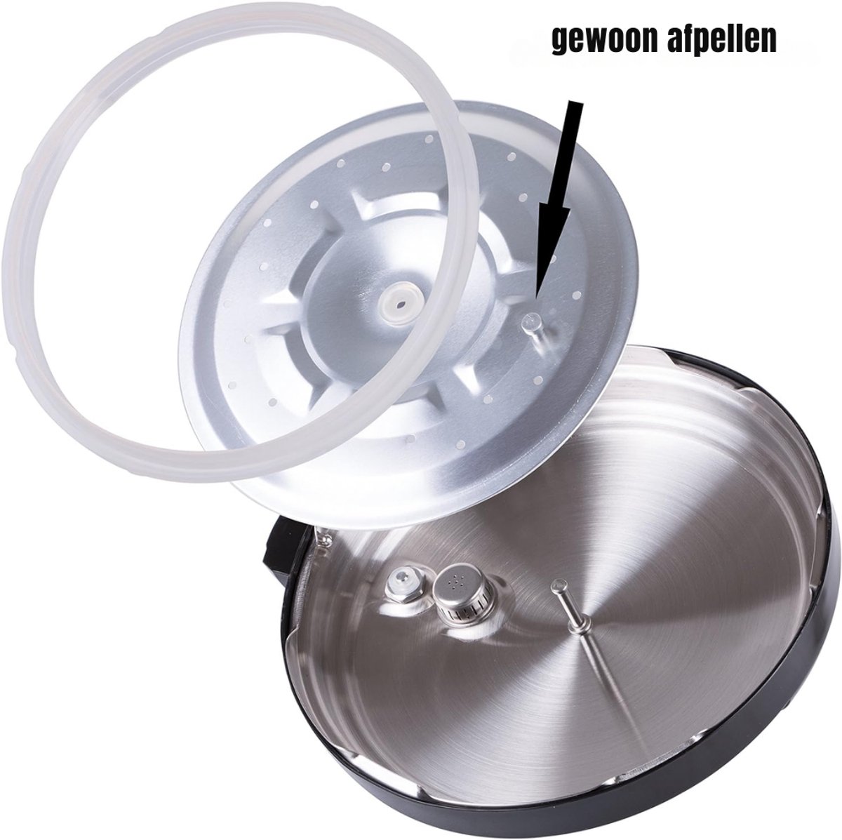 SCH® Multicooker - Multicookers - Zilver - 31cm x 35cm x 34cm – foto 2