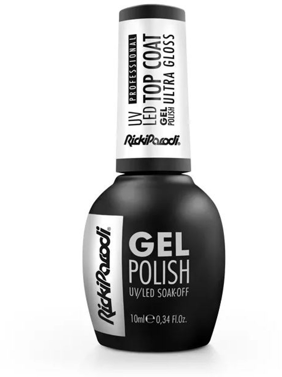 RickiParodi Top Coat Ultra Gloss – Gel Polish – Extreme Shine – Duurzaam – 10,5 ml