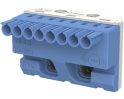 ABB Striebel & John ZK82B N-Klemmenblok 8x4+2x25qmm Quick-Steekklem , 2CPX062752R9999