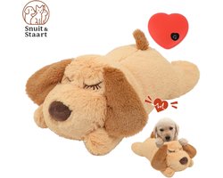 Hug with Heartbeat Spécialement pour les chiots - Snuggle Heart Beat Puppy - Peluche Heartbeat - Peluche