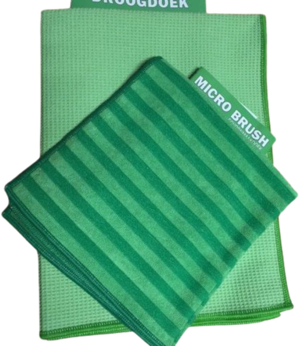 Microvezel Raamdoek Set – Glas, Spiegels & Ramen – Streeploos Resultaat