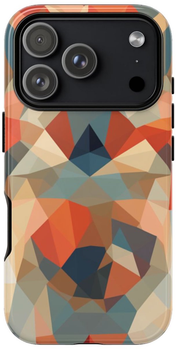 Geometrisch Abstract Patroon – Telefoonhoesje Geschikt voor iPhone 17 Pro