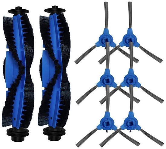 Moliuoly Accessoireset voor Eufy E25/E28, hoofdborstel, zijborstel