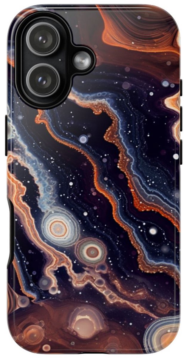 Abstracte Ruimte-Agatenstructuur – Telefoonhoesje Geschikt voor iPhone 17