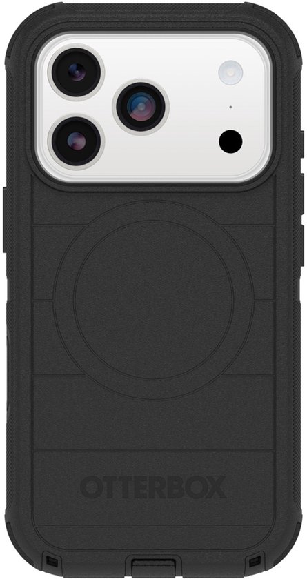 OtterBox Defender Series MagSafe Hoes voor iPhone 16 Pro, schokbestendig, valbestendig, ultrastevig, beschermende hoes, 7x getest volgens militaire standaard, Rood