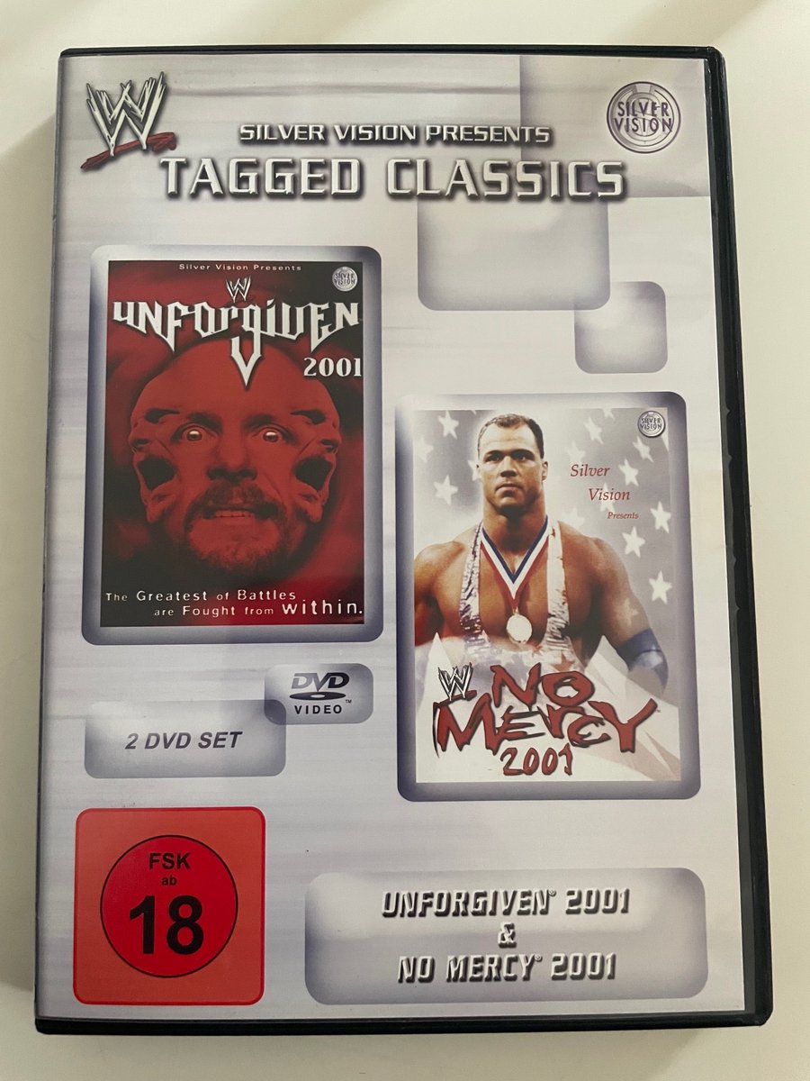 DVD WWE Tagged Classics: Unforgiven 2001 & No Mercy 2001