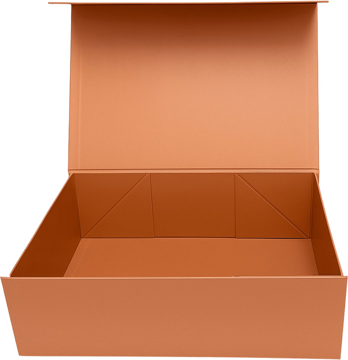 Geschenkdoos (2 Stuks) - Mocha Mousse - 35x25x11 - Magnetisch - Opvouwbaar