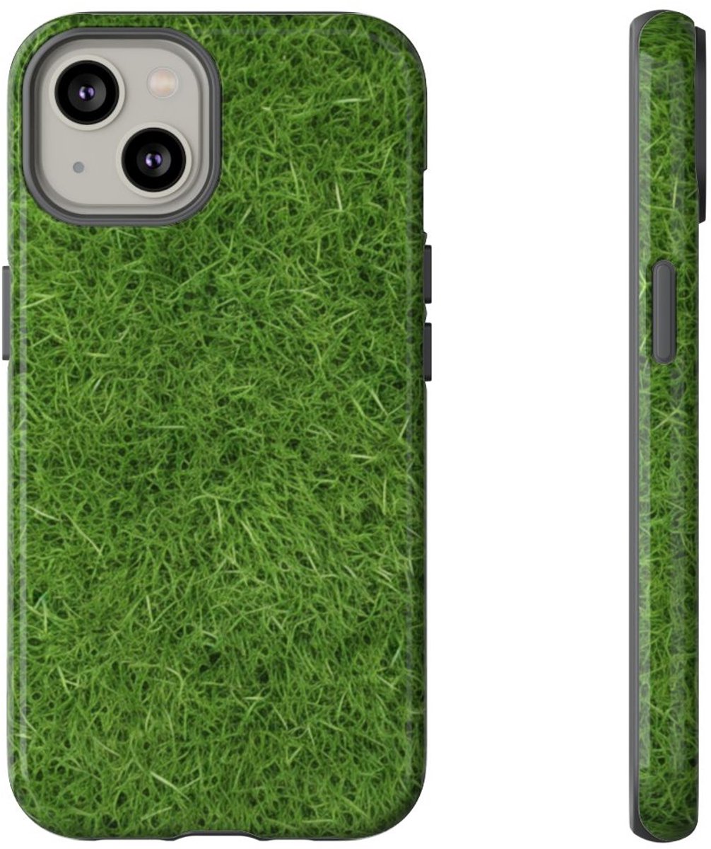 Frisgroene Grastextuur – Telefoonhoesje Geschikt voor iPhone 14