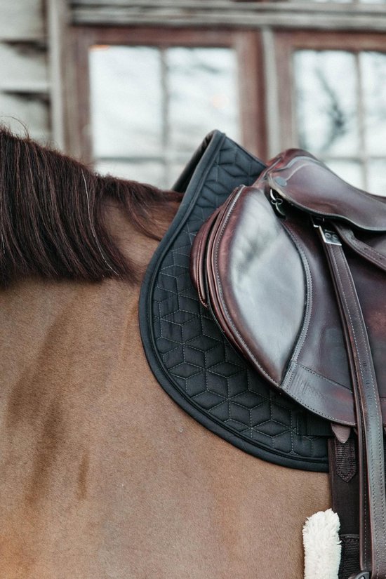 Tapis de selle Wave Logo 3D Dressage beige F