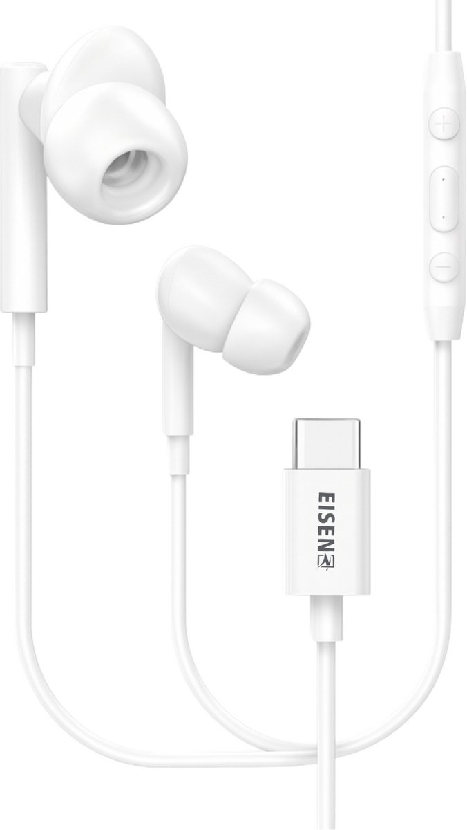 Oortjes headset met USB-C aansluiting