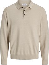 Jack & Jones Basic Knit LS Polo Heren - Maat XL