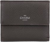 Charm London Washington Portefeuille - 100% Cuir - Sac en cuir - Marron foncé