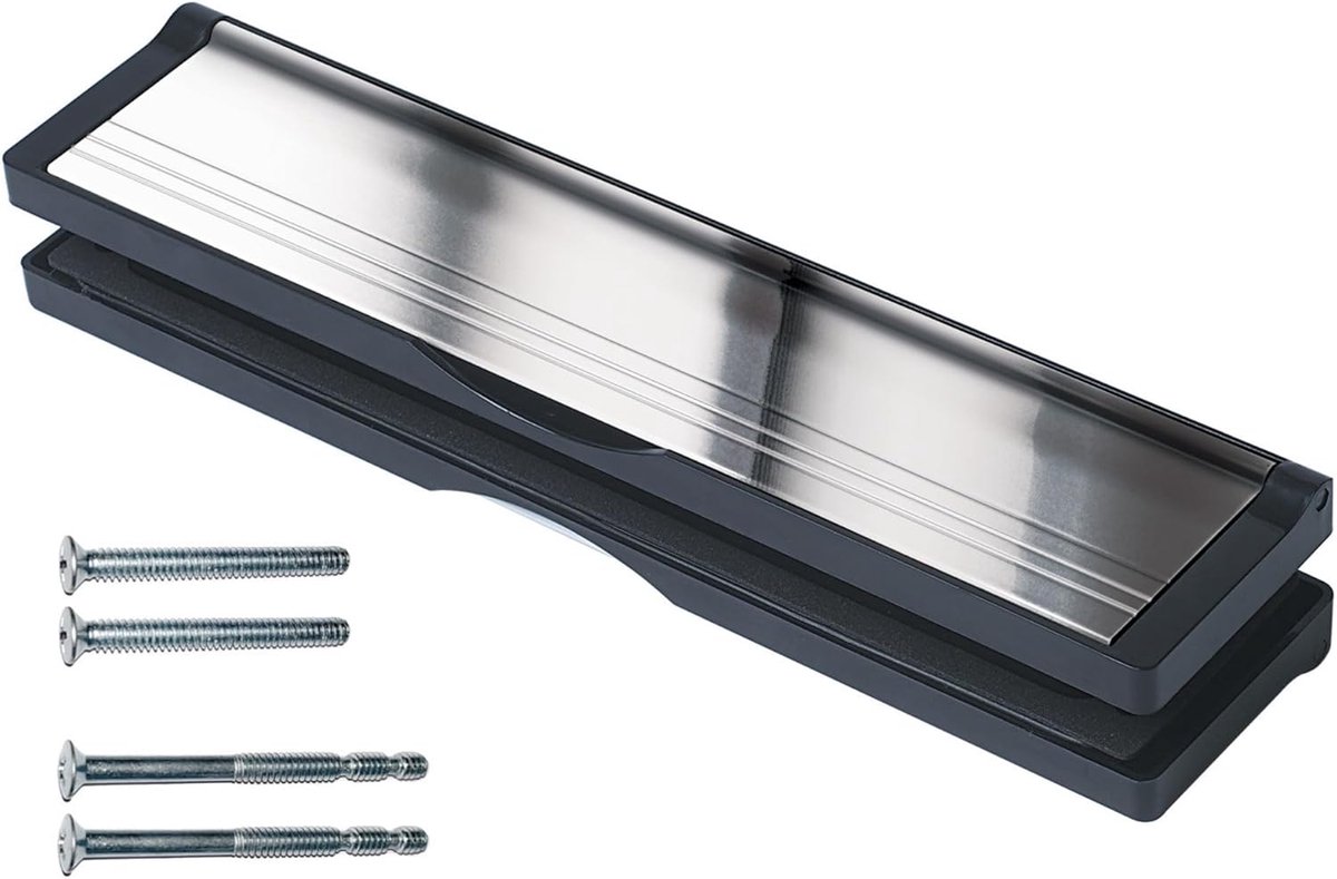 Brievenbus met Antiklikklep en Tochtstopper voor uPVC, Composiet en Houten Deuren - Verstelbare Huls 20-40 mm