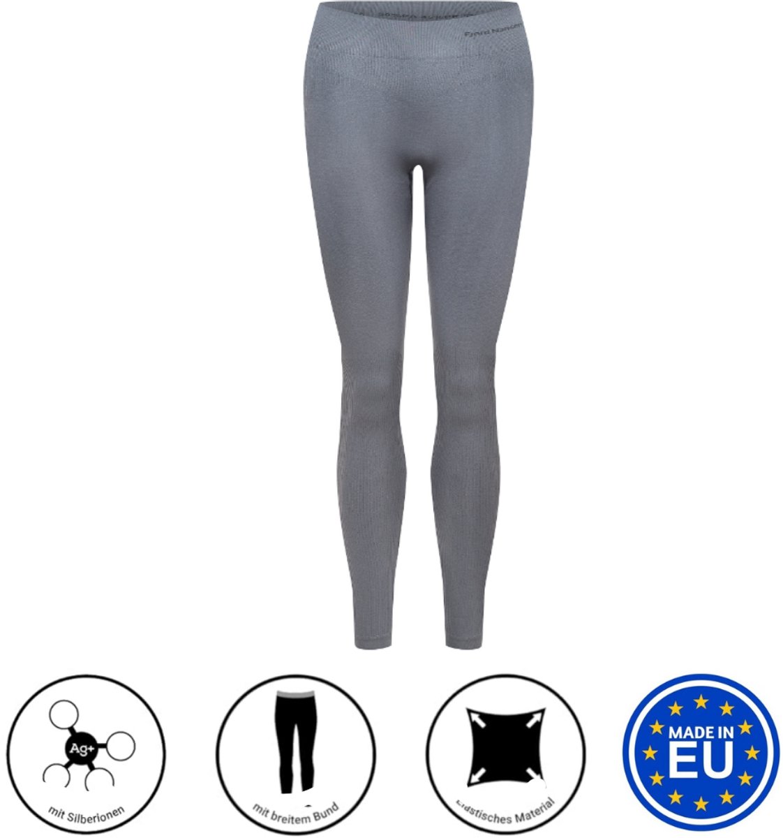 Fjord Nansen Riffe thermisch ondergoed met zilverionenvoor alle activiteiten, maat L-XL - dames thermobroek - leggins kleding - sport - winter