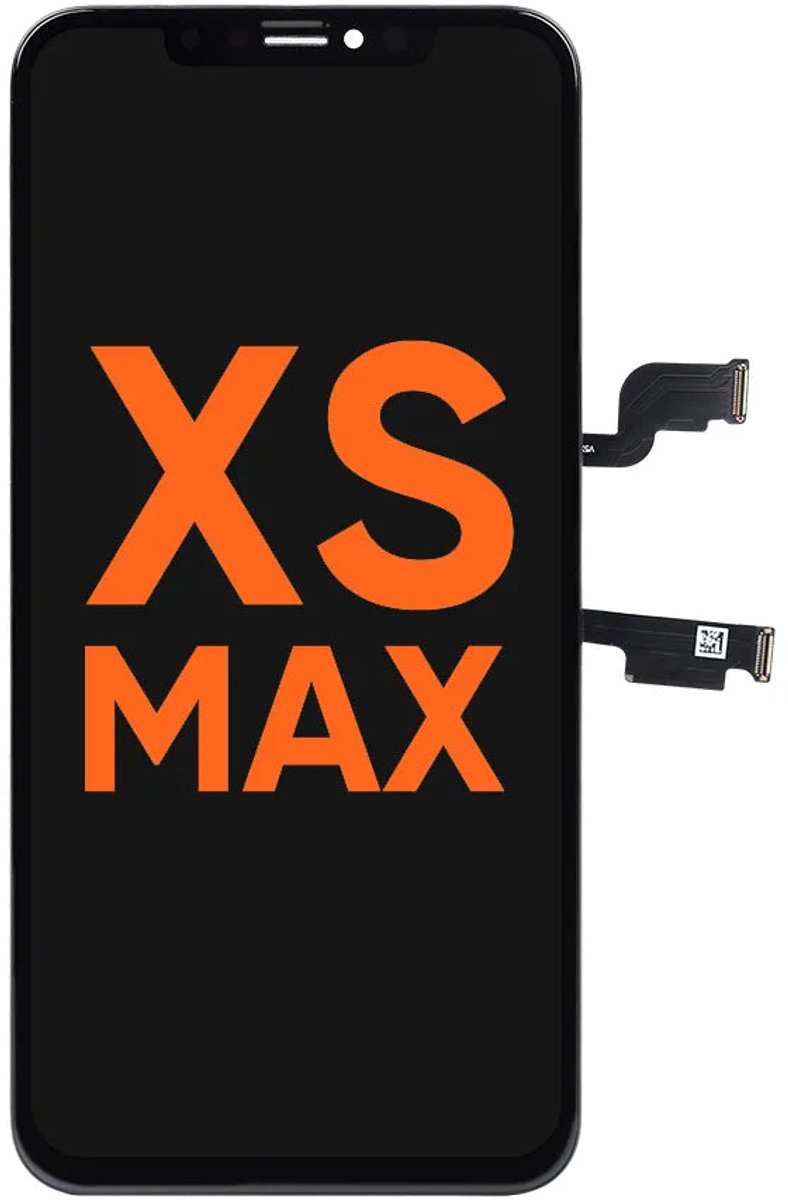 Scherm Geschikt voor IPhone XS Max Black - Display