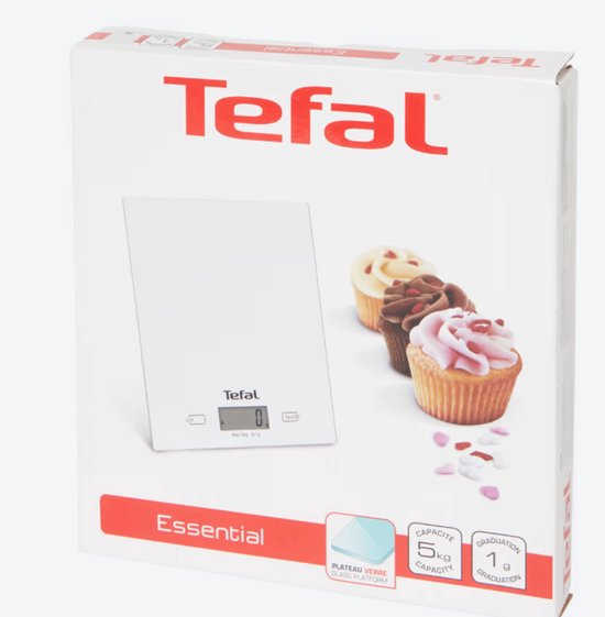 Tefal Essential keukenweegschaal – Wit