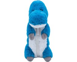 Cute since 1999 - Dinosauruspark - Blauwe Dinosaurus Etui- Zachte pennenzak - etui meisjes en jongens vanaf 12 maanden - 26cm x 9cm