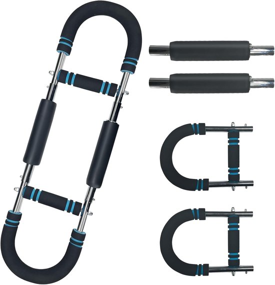 Multifunctionele Fitness Trainer - Fitness voor Boven- en onderlichaam - 3 weerstandniveaus - Borst en Armen - Rug en Schouders - Benen - Buikspieren - Chest Trainer - Fitness Apparaten Krachttraining voor Thuis - Muscle Pump
