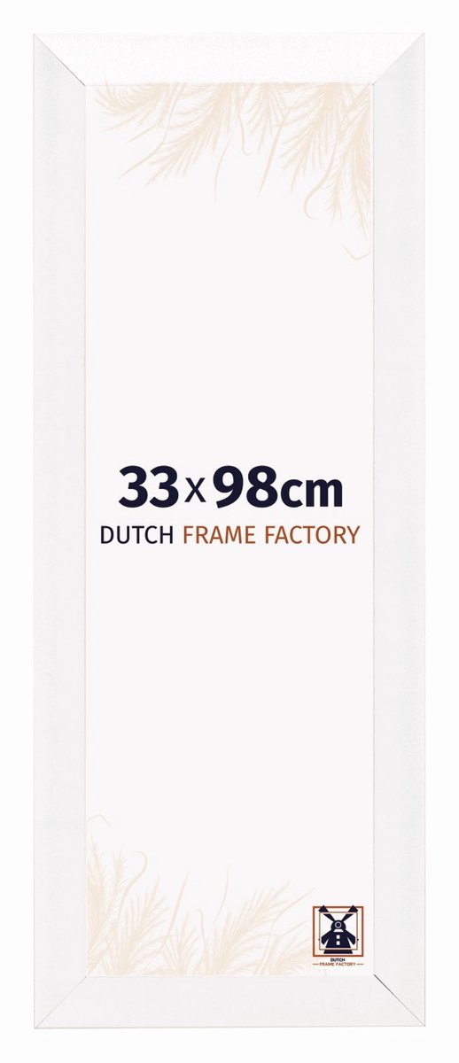 Dutch Frame Factory Fotolijst 33x98 cm - MDF - Wit Hoogglans - Praag