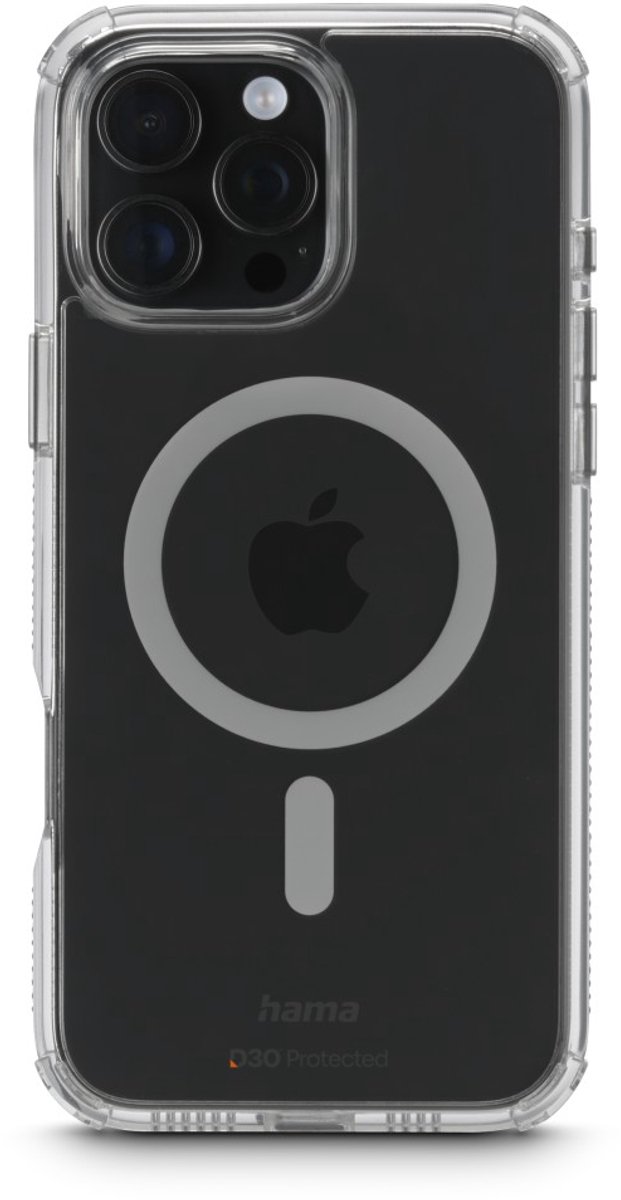 Hama hoesje geschikt voor Iphone 16 Pro Max - Extreme Protect MagCase - Transparant