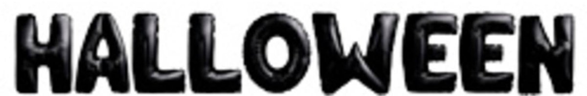 Folat - Folieballonnen 'Halloween' Zwart 40cm - 9 stuks - Halloween - Halloween Decoratie - Halloween Versiering - Halloween Ballonnen