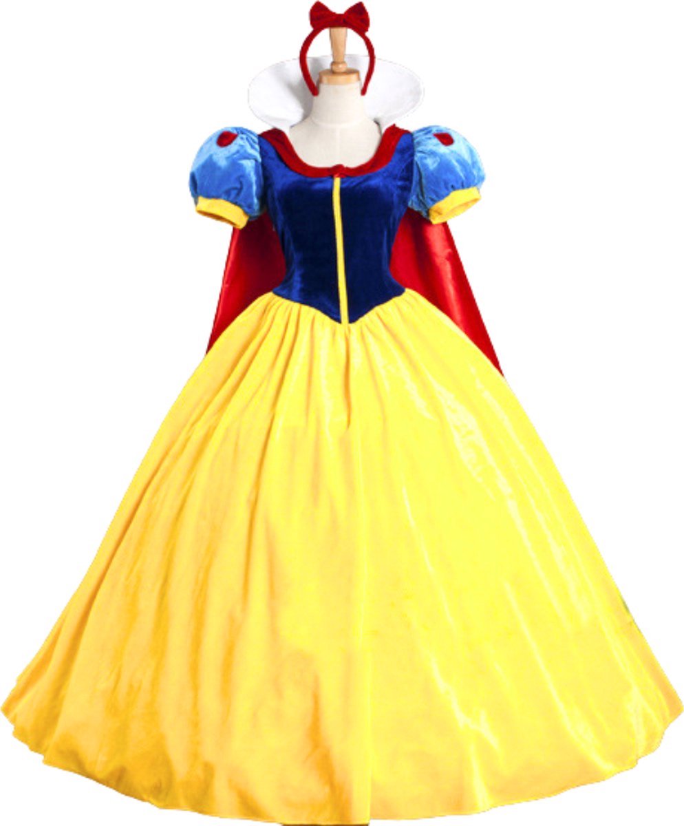 Joya Party® Sneeuw Prinses Verkleed Jurk Volwassenen | Prinses Glamour Jurk | Carnaval Verkleedjurk Dames | Prinsessenjurk Vrouwen | Carnavalskleding | — afbeelding 2