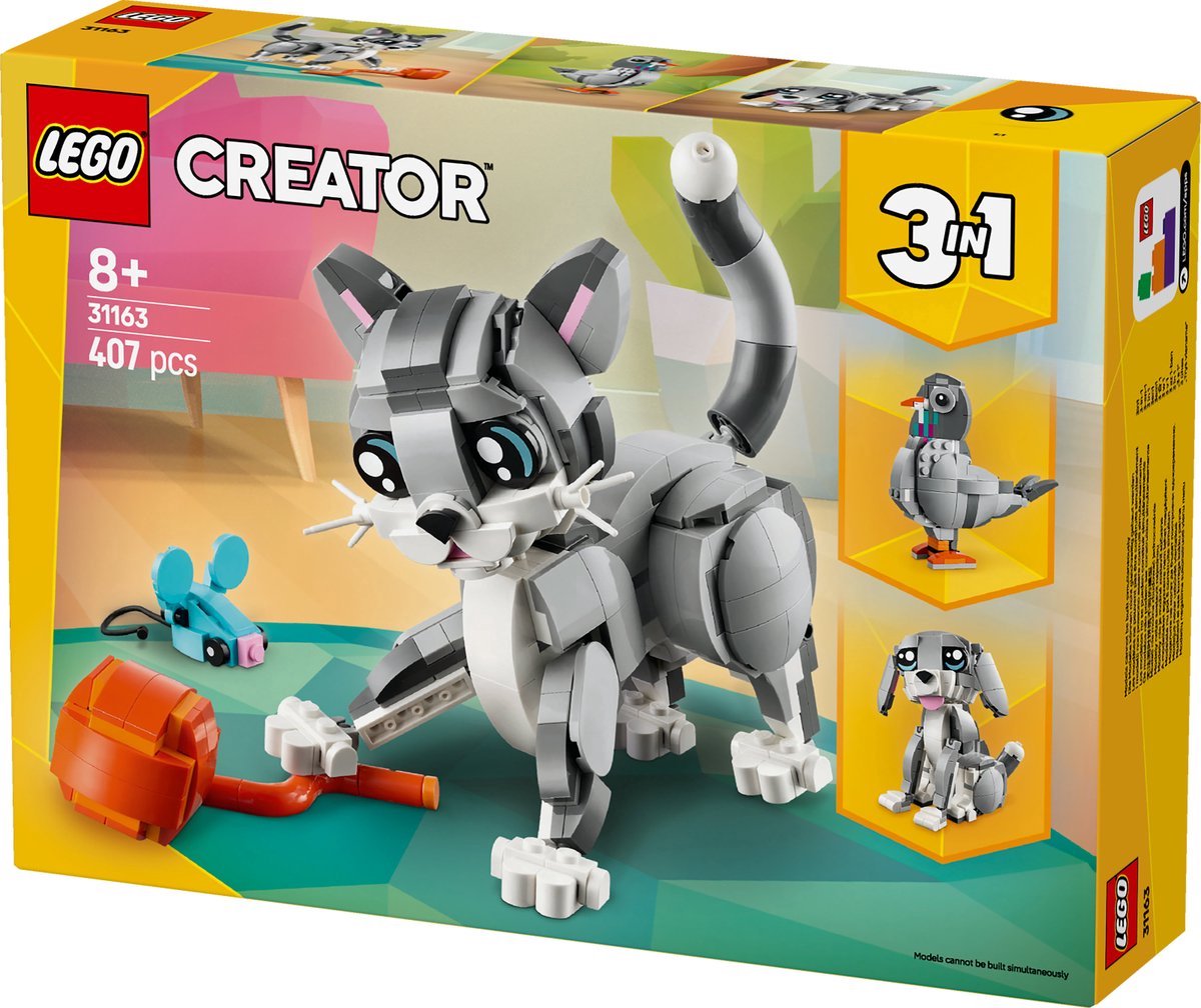 LEGO Creator 3in1 Speelse kat dieren - 31163 — afbeelding 24