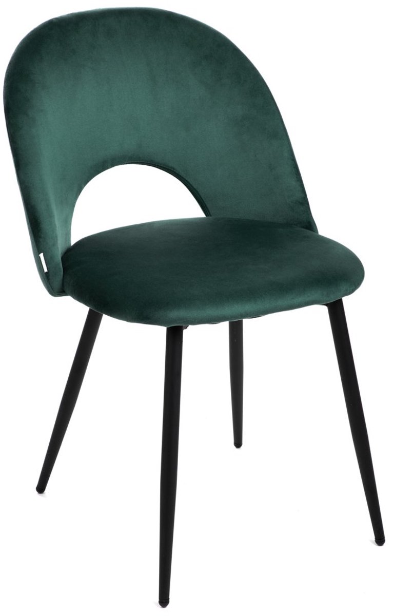 Homla TERCIO - Velour Groene Stoel - 47x55x77cm