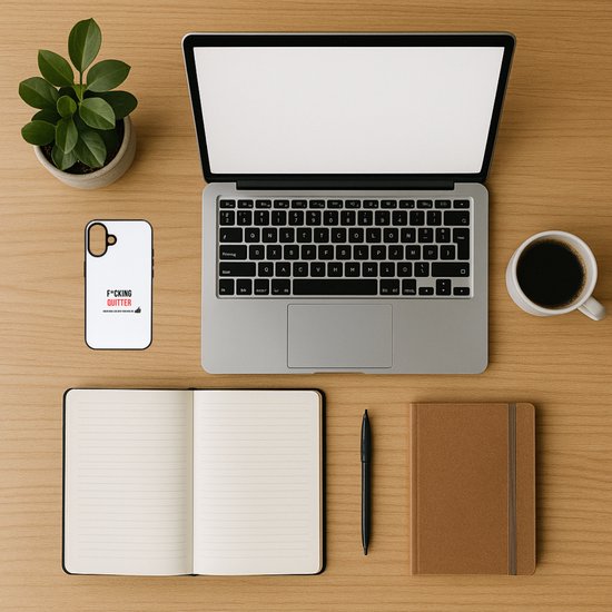 Hacebo® - fucking quitter I mean goodluck with your new job telefoonhoesje - iemand die ontslag neemt - telefoonhoesjes - collega's - werknemers - verjaardagscadeau - verjaardag - cadeau - afscheidscadeau - hoesje geschikt voor iPhone 16