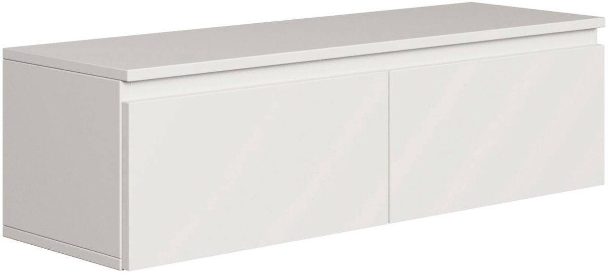 Selsey Bemmi - TV-wandmeubel, wit, 100 cm
