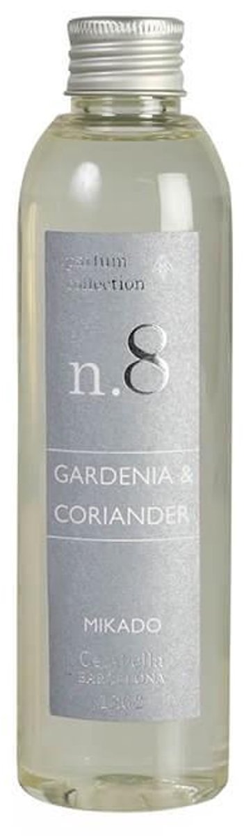 Cerabella Diffuser Navulling N.8 – Gardenia & Koriander – 200 ml – Navulflacon huisparfum