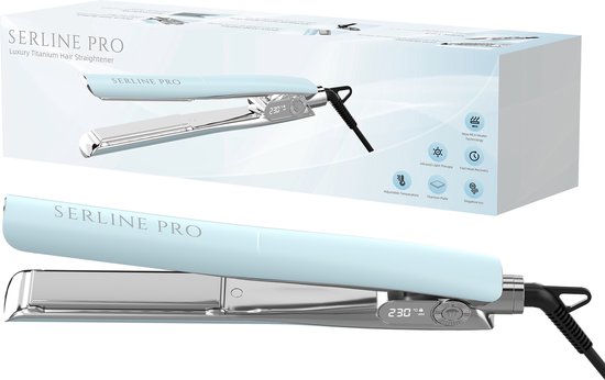 SerlinePro Stijltang - Extra Lange Titanium Platen, Zwevende - SerlinePro - €97,95