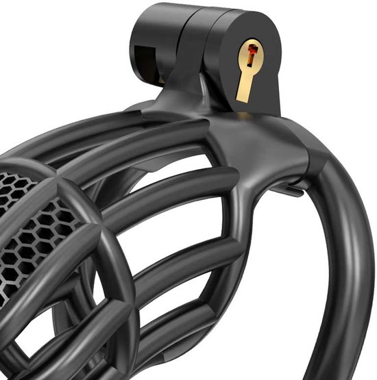 Rimba P-Cage - P-Cage PC06 - Appareil de chasteté - Cage à pénis - Taille M - Zwart