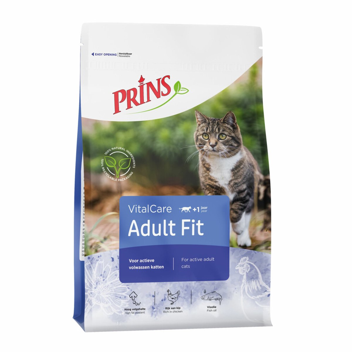 Prins - VitalCare - Adult Fit - Kattenvoer - 2x 4kg