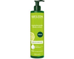 WELEDA Hydraterende Body Lotion Aloë Vera - Citroen - Langdurige Hydratatie & Onmiddellijke Verfrissing - Snel Absorberend - 100% Natuurlijke Ingrediënten - 250ml