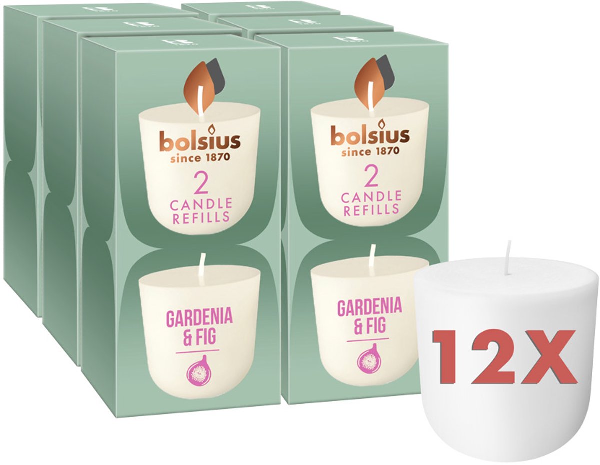 Bolsius cleanlight Refill - Gardenia & Fig