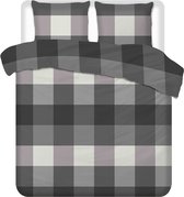 Luxueuze Terschellinger Flanellen Winter Dekbedovertrekset – Modern Blokpatroon – Voor Ultiem Comfort en Warme Nachten – 140x200/220 cm
