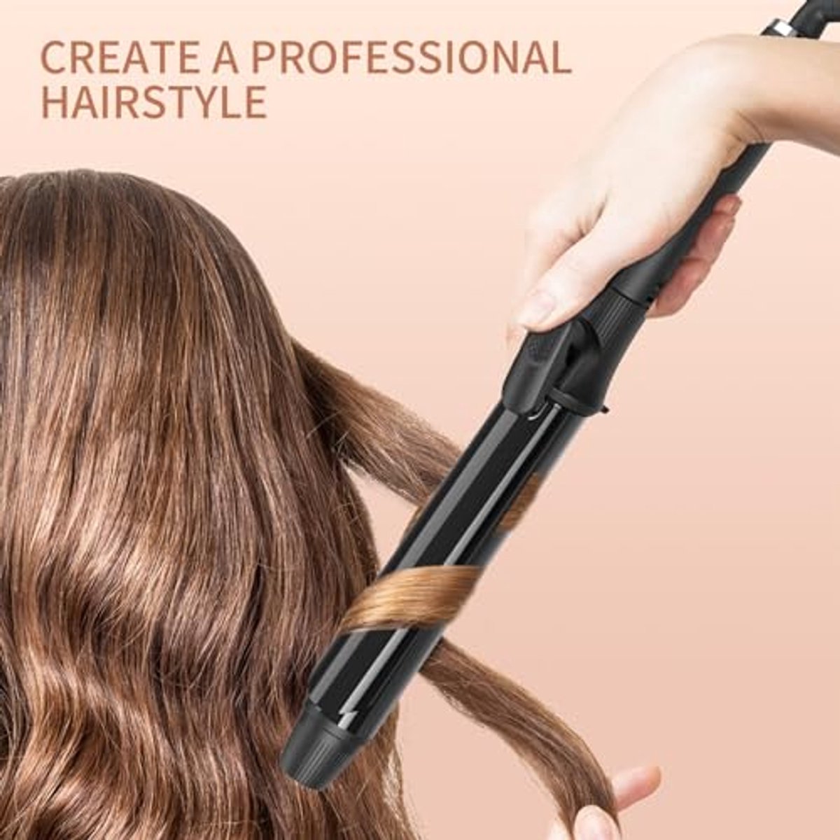 Krultang 25 mm voor grote krullen - Snel opwarmend - afbeelding 2