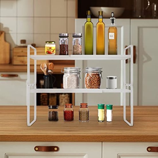 W&Z® Gootsteenkast Organizer - Uitschuifbaar - Antislip - Keukenkast