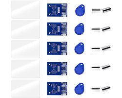 5 stuks RFID-kit met reader, sensor module en kaarten voor Arduino en Raspberry Pi