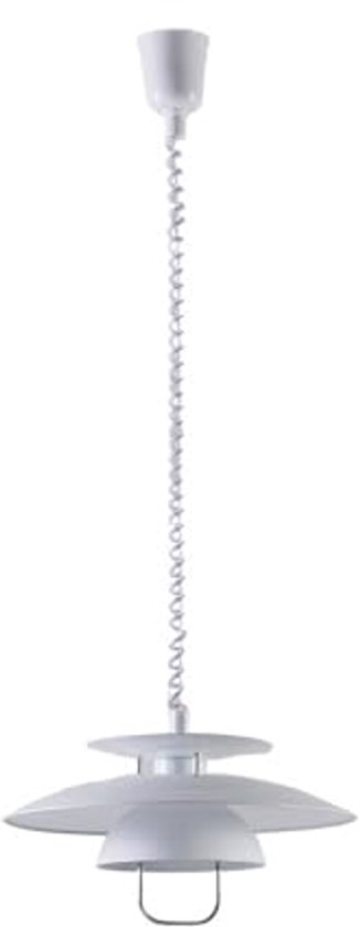 Industriële Hanglamp - Mexlite - Metaal - Industrieel - E27 - L: 42cm