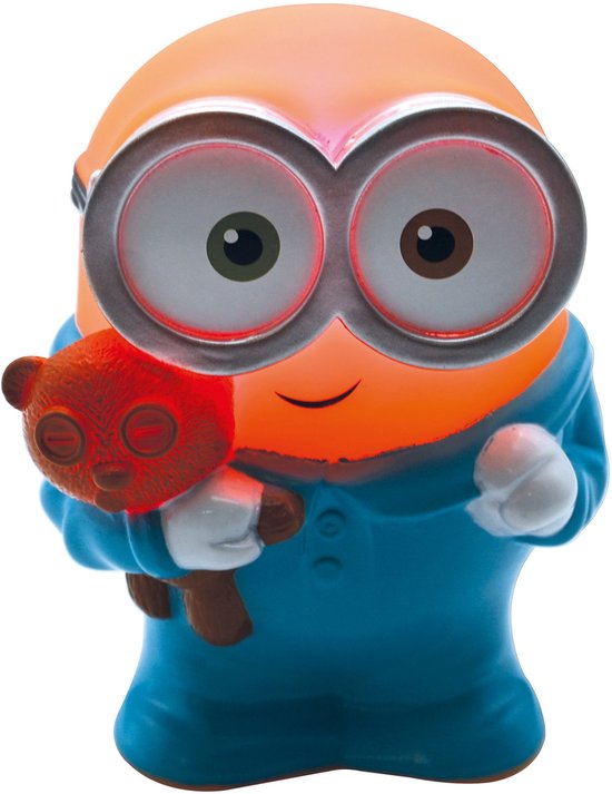 Minions 3D-ontwerp kleurveranderend nachtlampje approx 13cm
