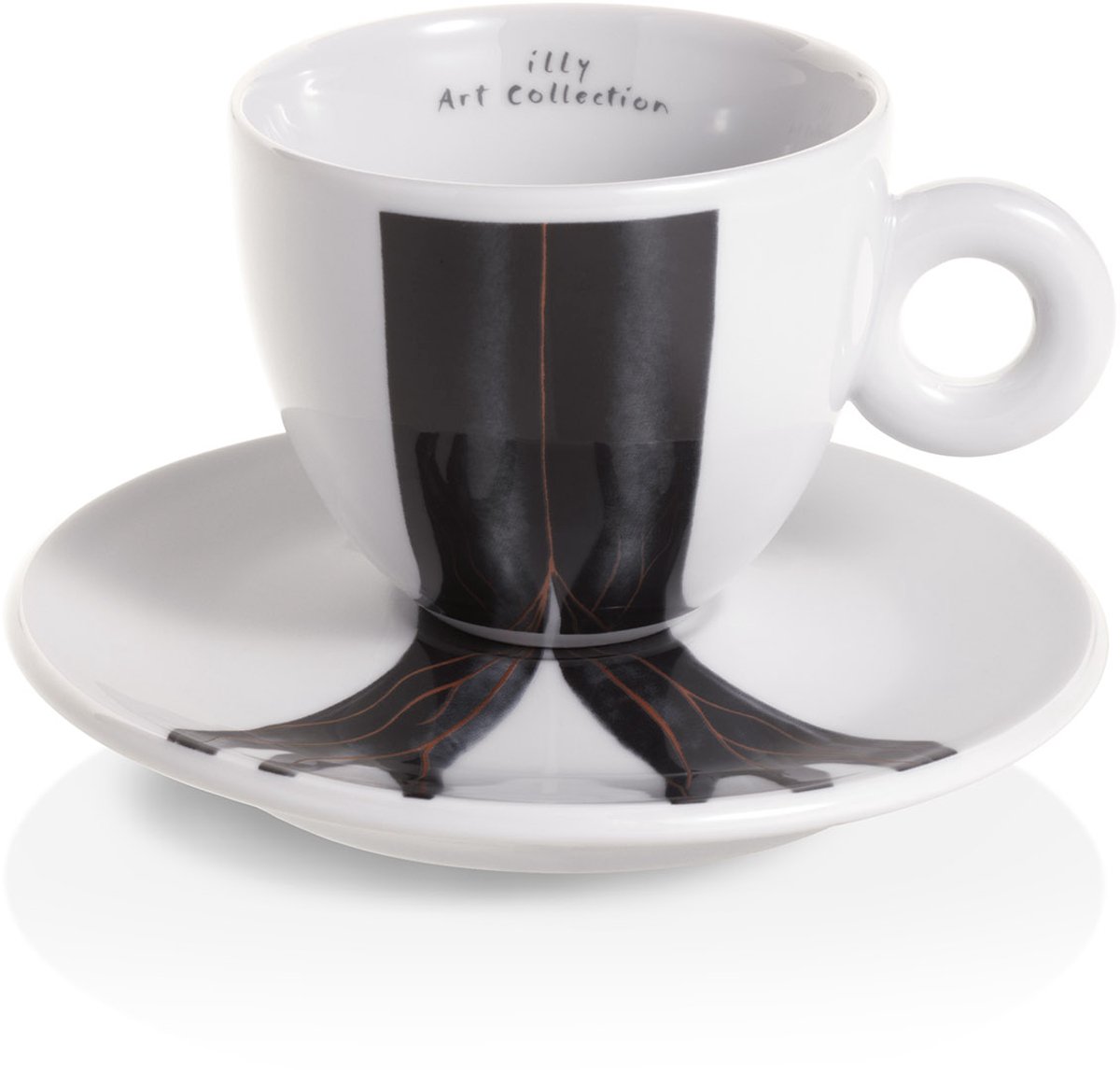 illy Art Collectie - Genesi - giftset (B) met twee cappuccino kop en schotel