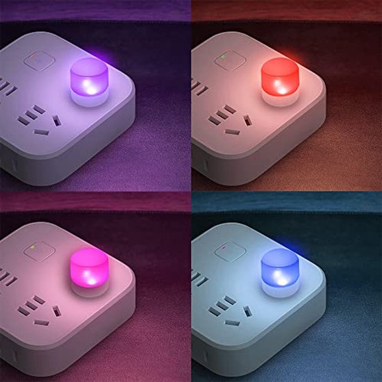 USB Nachtverlichting voor Slaapkamer, Badkamer en Keuken - Mini LED Lamp zonder Lichtsensor - Plug-in Aroma Sfeerlicht van Merkloos — afbeelding 4