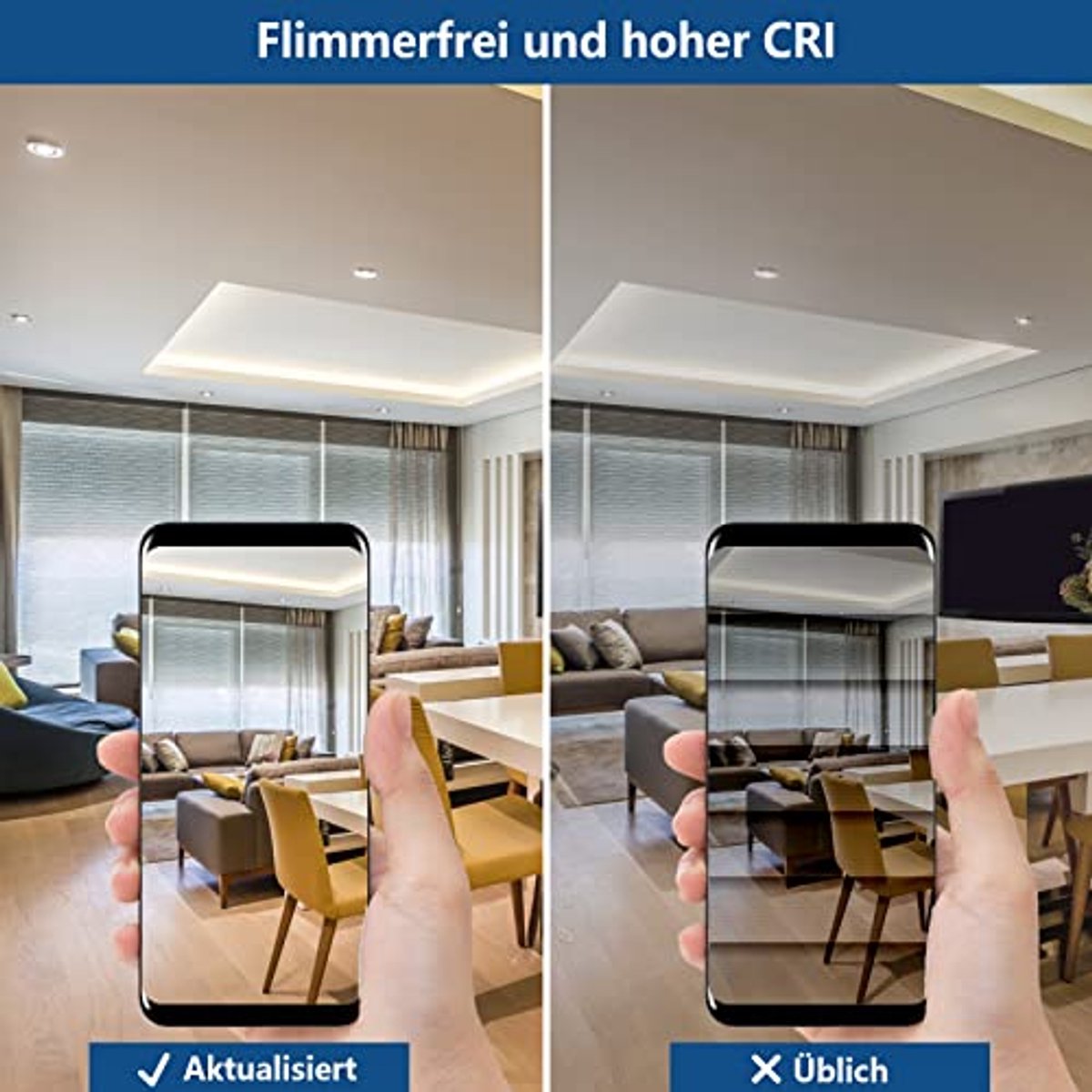 Set van 4 Ultra Platte LED Inbouwspots - Mat Nikkel, Warm Wit, IP44, Eenvoudige Installatie