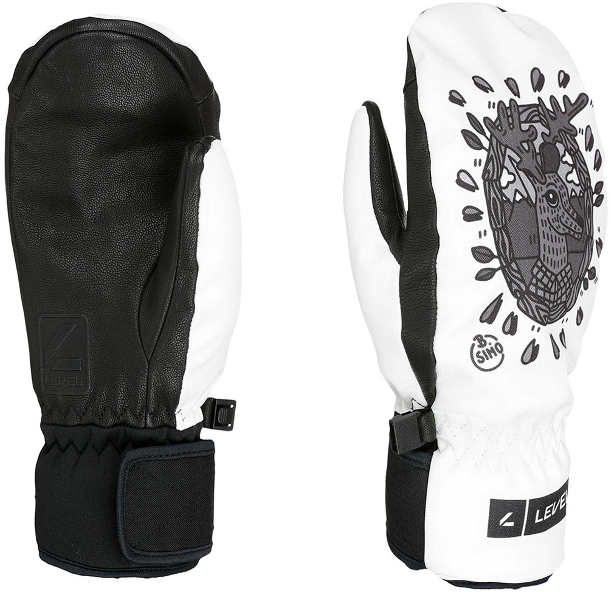 Level Vertigo Pro Handschoenen Wit 2XS Man,Vrouw