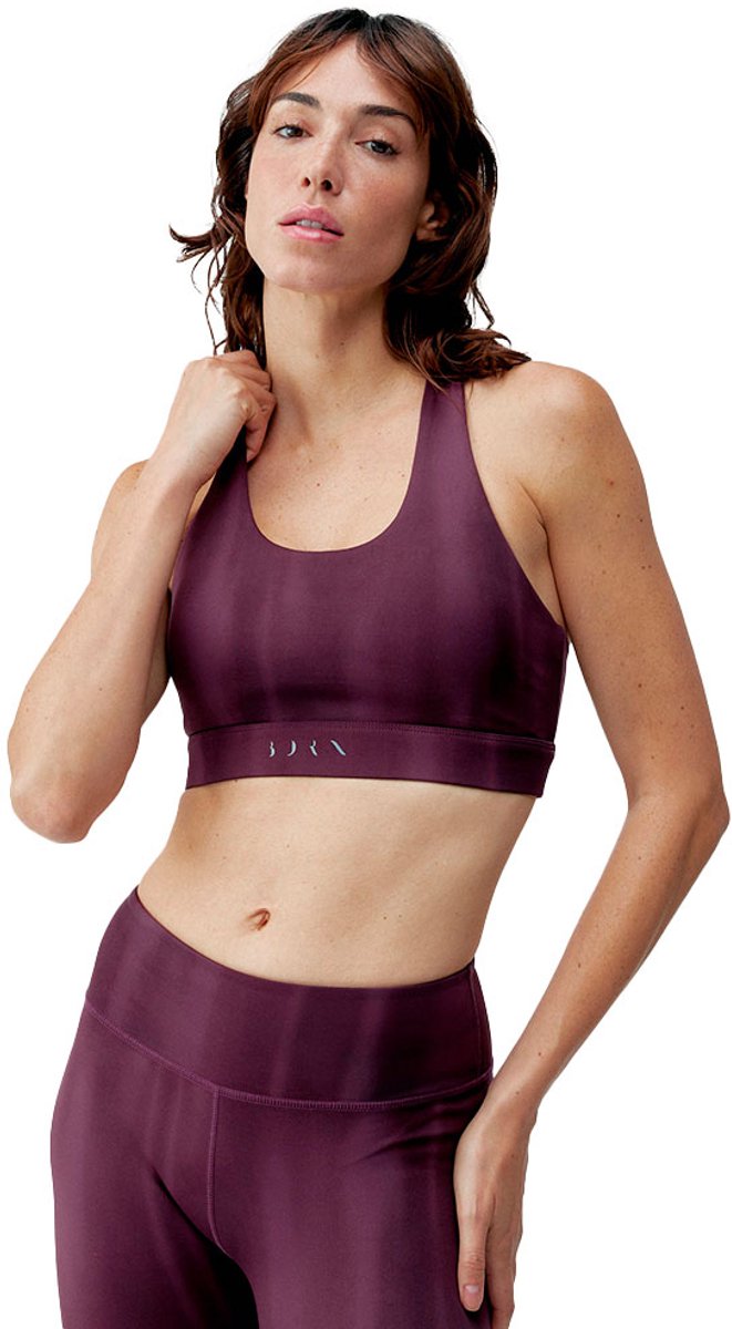 Born Living Yoga Blanche Sporttop Met Medium Ondersteuning Paars S Vrouw
